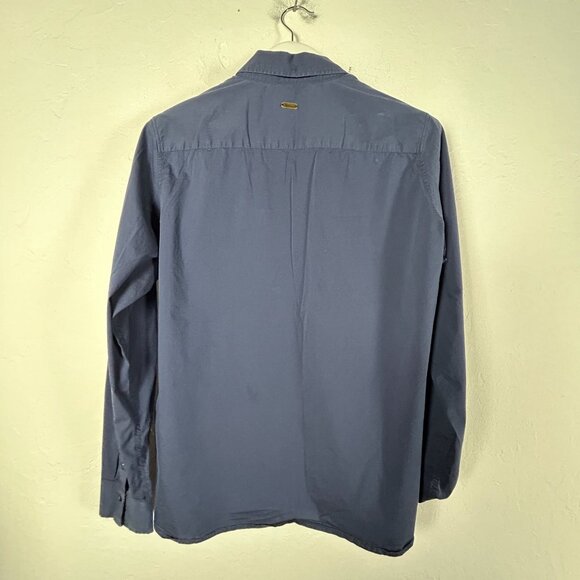 Barbour Womens Parceval Shirt Navy Button-Down Long Sleeve Casual Lightweight - Picture 2 of 10